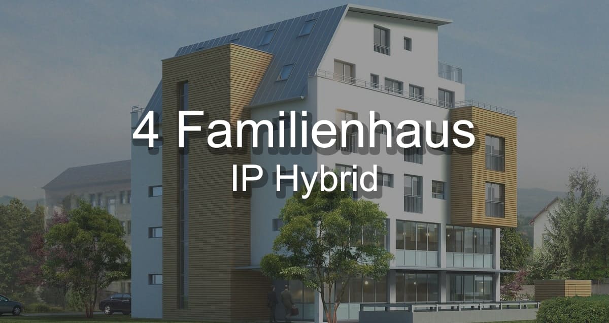 4-Familienhaus_Türsprechanlage_IP Hybrid